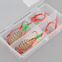 Free shipping HOT 2PCS High quality Capture off ability fishing hook explosion hook fishing lure tackle box