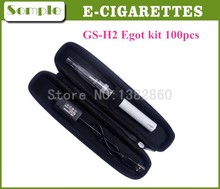 ego GS-H2 Kits 650mah 900mah 1100mah E-cigarette Kits Colorful Atomizer Colorful Battery  in Mini Case kit  100pcs/lot