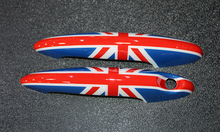 2007 2013 MINI cooper Union jack Doorknob Door handle shell Covers for R55 R56 R57 R58