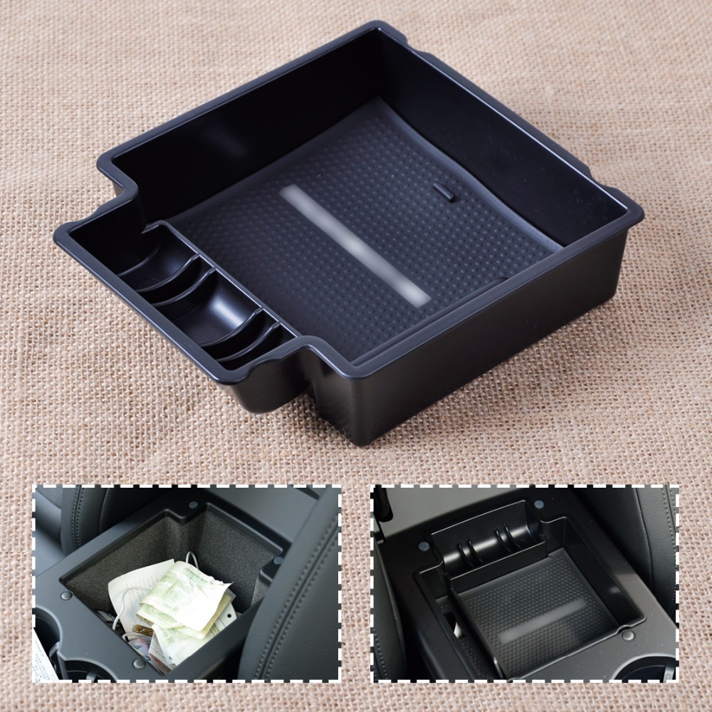 For Porsche Macan 14-17 Car Front Door Panel Tray Armrest Glove Pair Storage Box