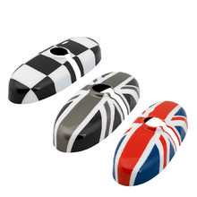 2007 2013 MINI cooper interior rear view mirror cover for countryman clubman union jack checker flag
