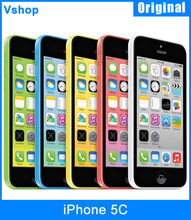3G Original Apple iPhone 5C 4.0 inch 1GB+8GB/16GB/32GB A6 Dual Core iOS 7 Multi-Touch Screen Cell Phone WCDMA GSM Unlocked Phone