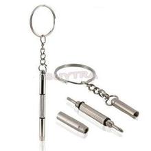 New Eyeglass Screwdriver 3in1 Sunglass Watch Repair Kit With Keychain Portable Screwdriver Hand Tools