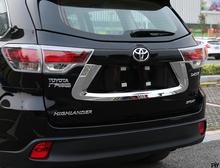 High quality ABS Chrome Car Lisence Frame License plate bracket 1pcs for 2015 Toyota Highlander accessories