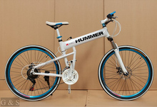 26 inch/ 21 inch lady mountain bike 21/24 speed folding bicycles double disc brake speed highway mountain bike