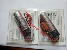 100% оригинал новый для TOSHIBA ER6V 3.6 В 2000 мАч ER6VC119B плк батарея с черным разъемом бесплатная доставка