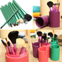 High Quality Newest Pro 13 PCS Powder Blush Makeup Brush Cosmetic Brushes Set Kit Cup Holder