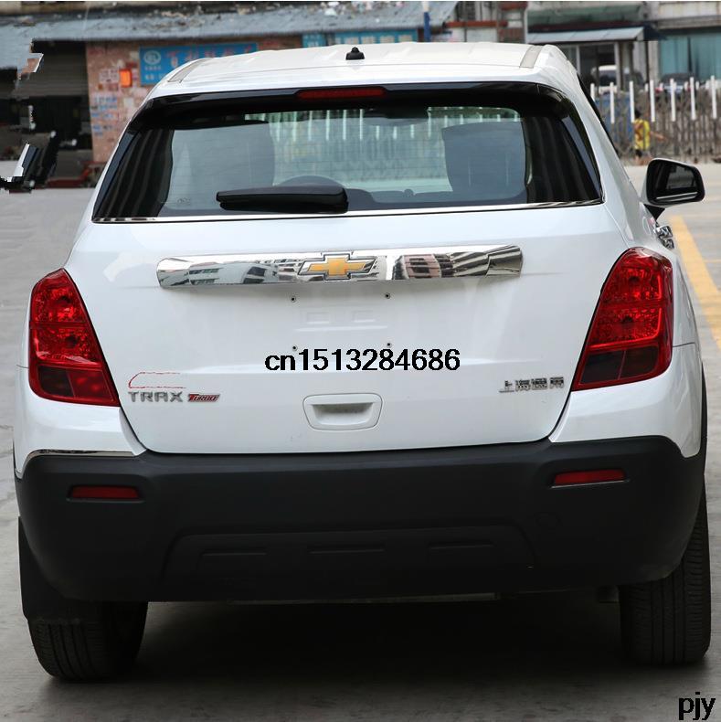 Car Rear window Stainless steel decoration trim for Chevrolet Trax 2014