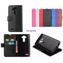 2015 New Ultra Thin PC Leather Case For LG G4 Stand Wallet Book Case Flip Cover