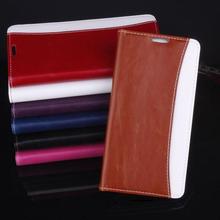 2015 New Ultra-Thin PC+Leather Case For LG G3 MINI Stand Wallet Book Case Flip Cover Mobile Phone Accessories