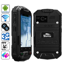 Snopow M6 3G GPS Android 4.0 MTK6572W 1.2GHz Dual Core 512MB +4GB 3.5”IPS Water/Dust/ Shock Resistant Smartphone Dual SIM GSM