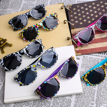 Vintage Printing wayfarer sunglasses women Multicolor Fashion Cool oculos de sol Brand Designer men Sun Glasses