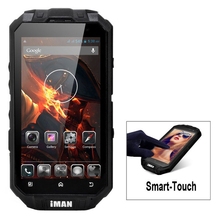 Original iMAN i3 1GB 16GB Water Dust Shock Resistant Phone 4 3 3G Android 4 2