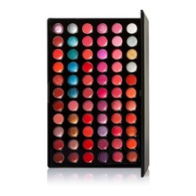 FREE SHIPPING Professional Beauty 66 Color Lip Gloss Lipstick Cosmetic Makeup Palette gib