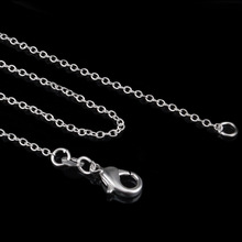 2015 aliexpress hot 925 Sterling Silver necklace Snake Chain necklace for Women Men pendant 925 silver