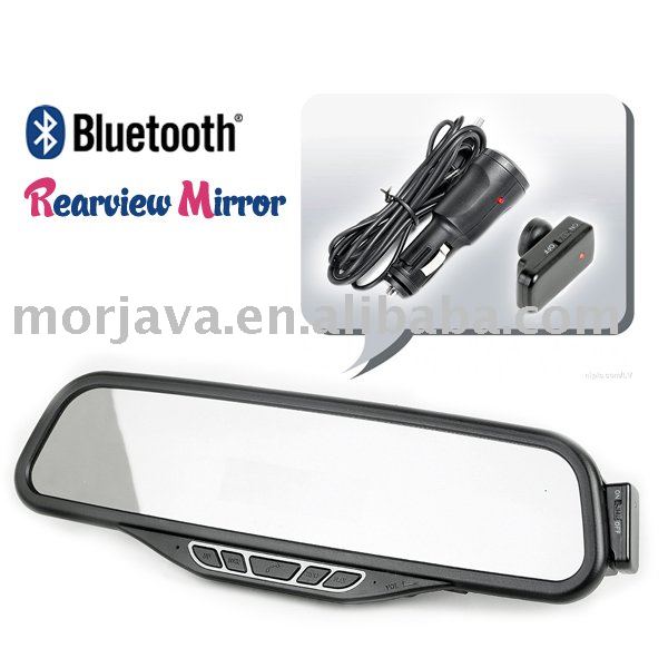 Bluetooth Car Mirror at 3GSM MJ 99 2010 Hot Items of Auto Electronics(Hong Kong)