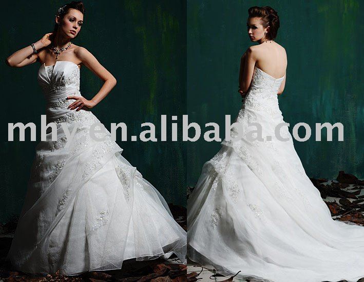 SUPER DEAL best quality wedding dresses,bride wedding gowns vera323(China (Mainland))