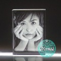 FREE SHIPPING, customed 3D laser crystal photo frame,95*70*27MM,2012 hot selling(China (Mainland))