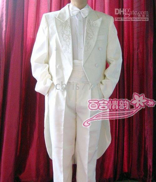 White Groom Suits