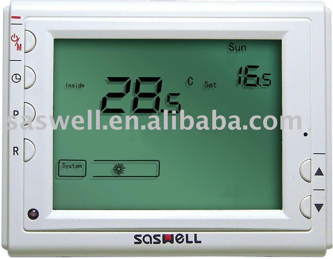 hot sale heat pump room thermostat with remote controller(China (Mainland))