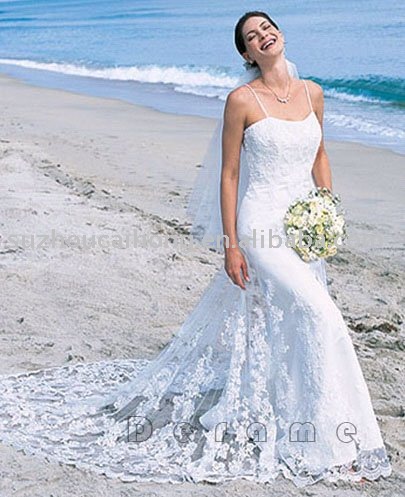 2011 NEW BEACH WEDDING DRESS WDC189FREE SHIPPING