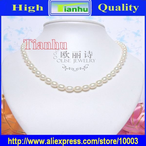 Noble 42cm Pearls necklace, New Stylish necklace #OLS3230, Best as Christmas gifts(China (Mainland))
