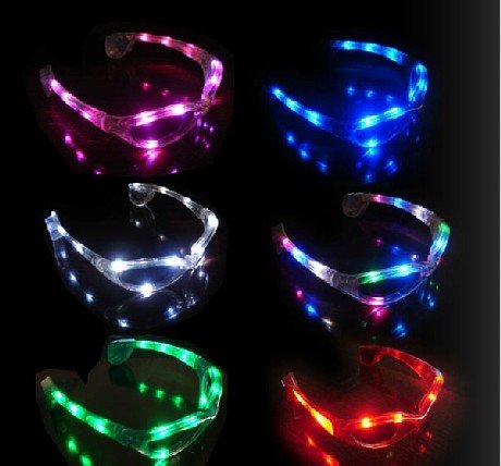 Christmas sunglasses, light up glasses/led sunglasses gifts.Party ...
