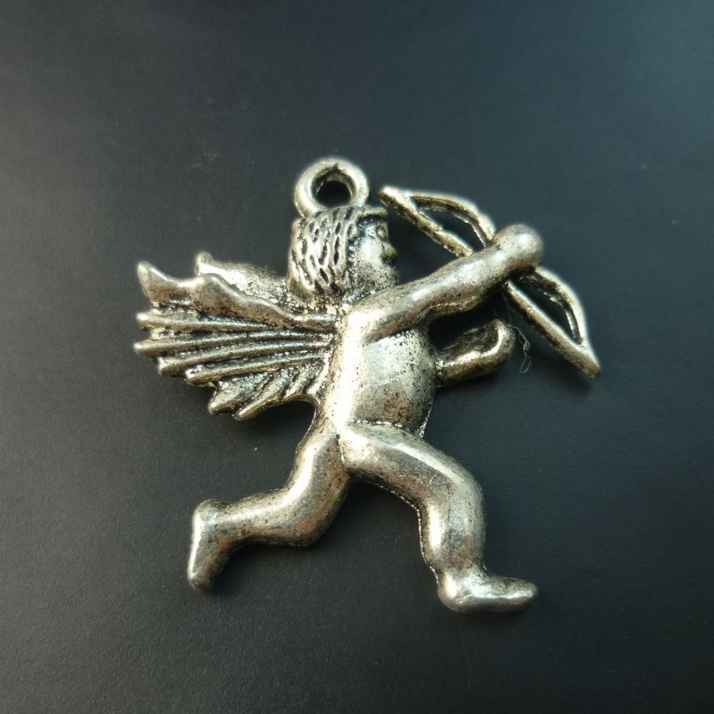 60 pcs lot alloy charms cupid Free shipping