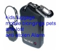 Child pet bag mobile luggage Anti Lost anti lost anti losing Reminder Alarm Bell system security  personal guard (black)