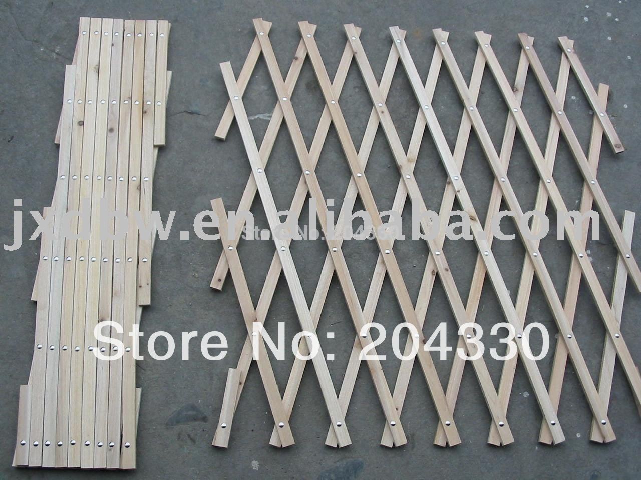 wooden expanding timber trellis(China (Mainland))