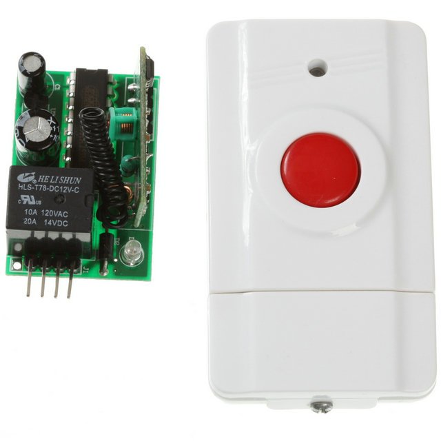 wholesale,Free Shipping,1pcs/lot, Wireless One Key Remote Single Controller System 110.K1+110.01-J(China (Mainland))