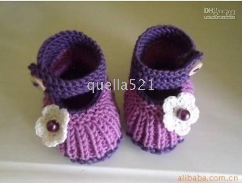 35pcs Baby babyshoes Knitting shoes Manual weaving Baby Booties ...
