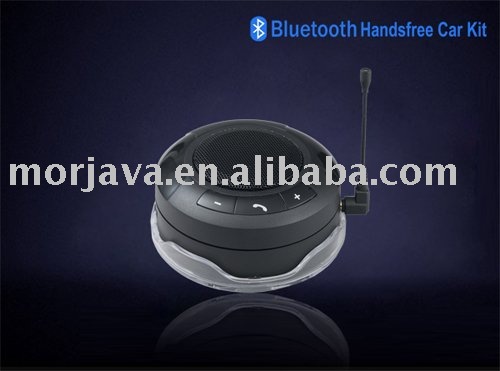 Paypal acceptable 2010 Best xmas Gift promotionBluetooth Stereo incoming No voice report dsp solar bluetooth handsfree(Hong Kong)