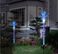 led solar light, solar garden light, solar lamp,  solar flower decoration light, - free shipping