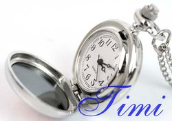wholesale ANTIQUE 18 CENTURY ARTISTIC SILVER POCKET WATCH freeship(China (Mainland))