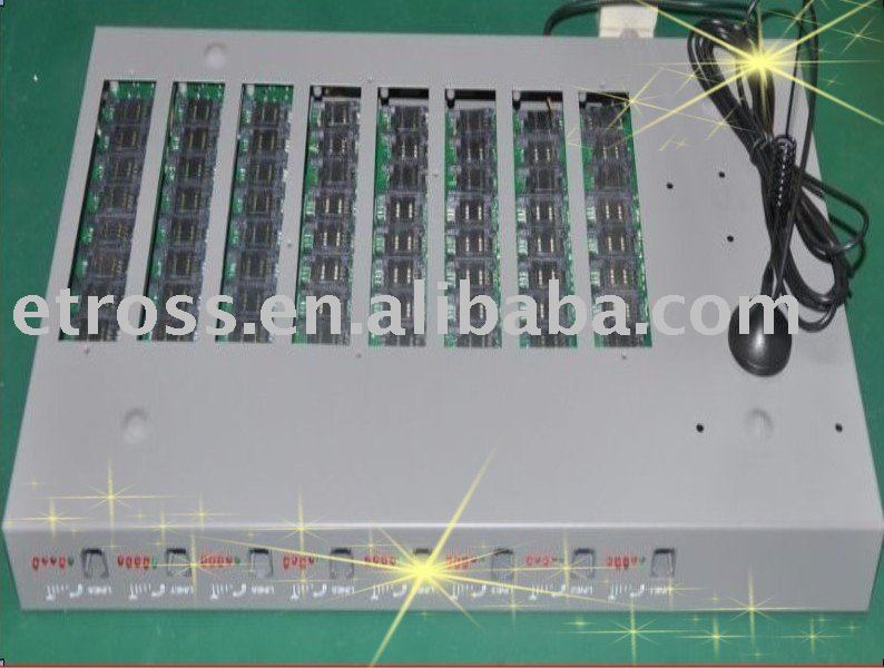 Купить 8-портовый 64 sim карты fxs шлюз gsm с разъемами rj-11 в ...