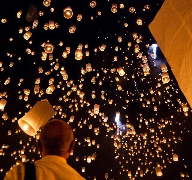 Wholesale Sky Lanterns, Wishing Lamp SKY CHINESE LANTERNS BIRTHDAY WEDDING PARTY(1000pcs a lot)(China (Mainland))