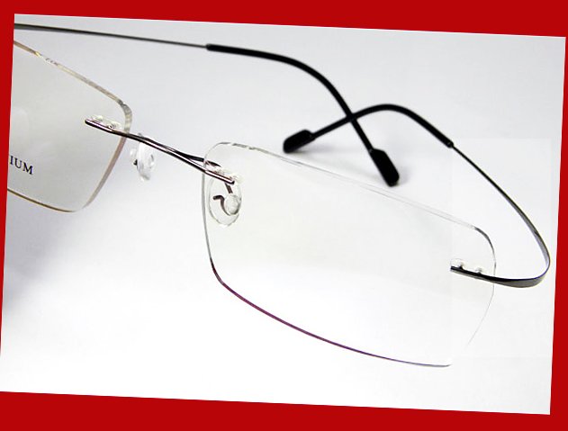 MENS-beta-TITANIUM-RIMLESS-EYEGLASS-FRAMES-prescription ...