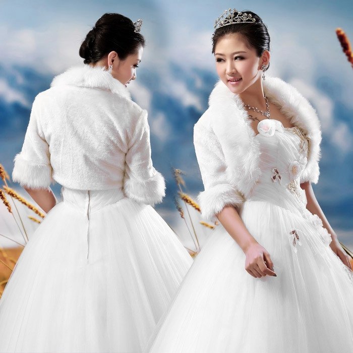 Popular bridal shawl winter wedding dress shawl winter multicolor long 