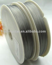 FREE SHIPPING 1ROLL 100M Silver Tiger Tail Beading wire 0.45mm M82(China (Mainland))