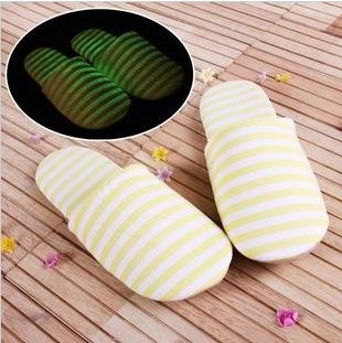 freeshipping new arrival Storage luminous slippers fluorescence LEDshoes floor slippers female night without lights glow Valenti(China (Mainland))