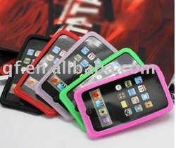 50PCS wholesale and retail Brand SILICONE CASE FOR 2ND 3RD GENERATION APPLE IPOD TOUCH(China (Mainland))