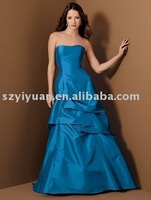 2011 new style blue long evening dress YY-517A