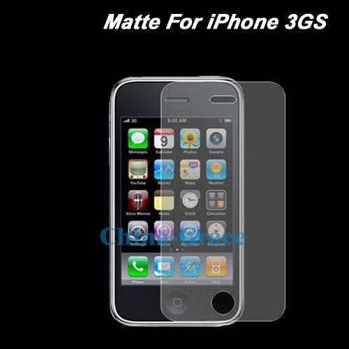Free Shipping! Matte Screen Protector For iPhone 3G 3GS T002-B(China (Mainland))