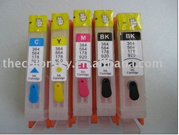 (RCH564) refillable ink cartridge for HP564 HP 564 B8550/C6340/C6350/