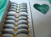 Free shipping+Best selling false eyelash 100%handmade+10pairs per box