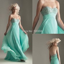 Free shipping! NEW Design EV10012 floor-length sweet heart beaded prom dress