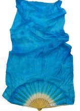 Free shipping Wholesale 20pcs/lot Belly Dance Fan Veil /Belly Dance chiffon fan veil 5 color can choose/belly dance Fan Veil