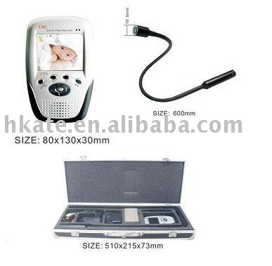 pipe/wall inspection/wall examination/pipe monitoring, wireless monitor, 2.5" display, 3 hours working, 300M distance, LCD light(Hong Kong)