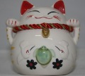 ceramic lucky cat coin bank/Turtle Crane Lucky Cat piggy bank/save coins money/accessories/furnishings(China (Mainland))